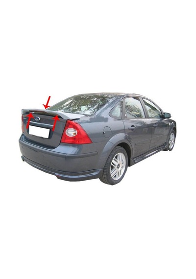 Ford Focus 2 SD Spoiler Bagaj Yüksek (Işıklı) Fiber 2005-2011