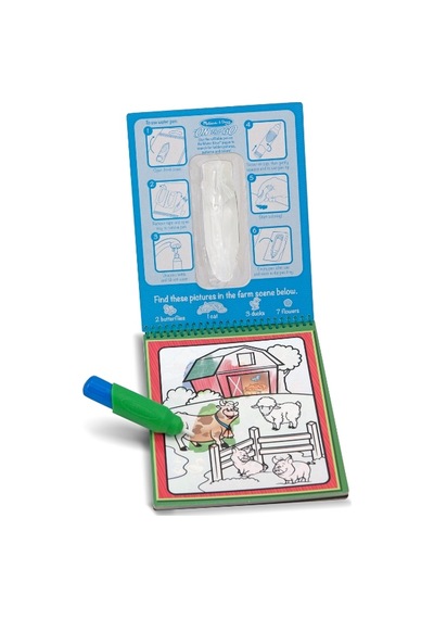 Melissa And Doug Water Wow Su İle Boyama Kitabı - Hayvanlar
