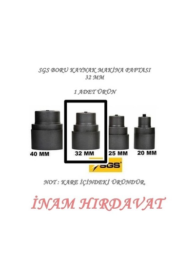 Boru Kaynak Makine Paftası 32 Mm - Sgs