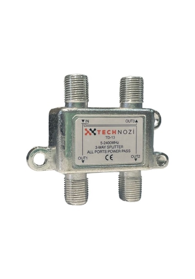 3 Lü Uydu Splitter Kablo Tv Rg6 4818p Çoklayıcı Dağıtıcı Anten Çanak Çevirici Switch Hub