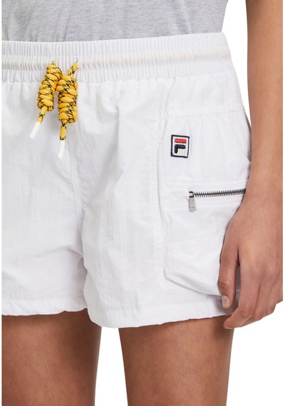 Beyaz Fila Kadın Şort Crinkle Lu411122 Beyaz