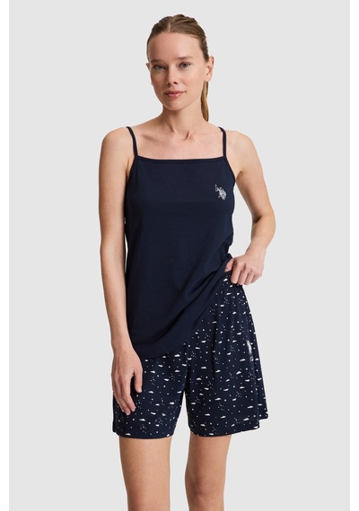 U.s. Polo Assn. Kadın Lacivert Pijama Takım 50326523-vr033