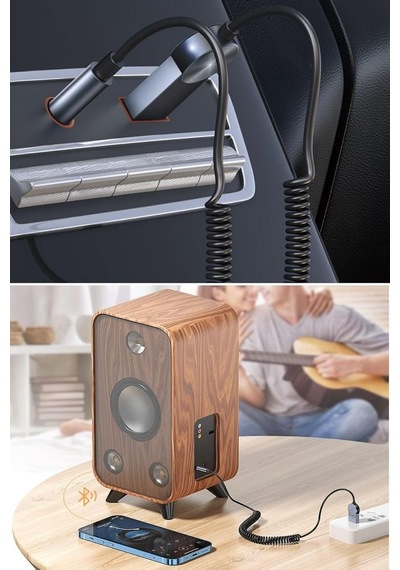 Araba Için Bluetooth Aux Alıcısı Wireless Araç Kiti