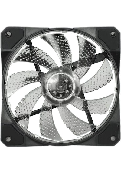 12Cm Kasa Fanı 3D 15 Led Rgb Soğutucu Fan Sessiz Renkli Işıklı