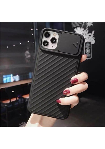 Ally Apple Uyumlu iPhone 11 Pro 5.8 Kilif Kamera Kapatan Koruyucu Sürgülü Kil 143905139 - Renk / Yesil