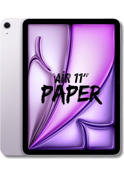Apple Uyumlu iPad Air 11 İnç 6. Nesil Gerçek Kağıt Hissi Veren Ekran Koruyucu