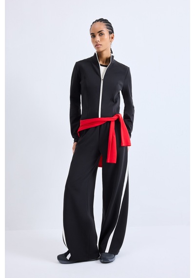 Defacto Wide Leg Orta Bel Geniş Paça Jean Pantolon I0578ax26aubk81 Siyah-bk81