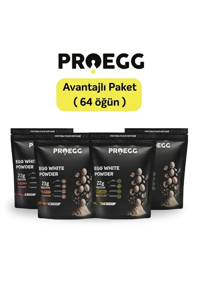 Avantajlı Paket- X4 Öğün Tozu Çilek, Lotus, Muz, Sade Çilek - Muz