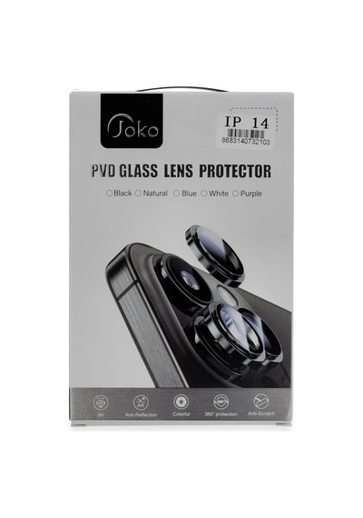 Joko Apple Uyumlu iPhone 15 Pvd Metal Kamera Lens - Turuncu Diğer