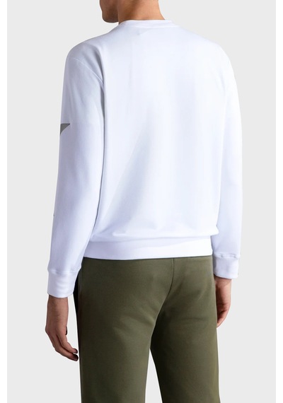 Paul & Shark Erkek Sweat 24411881 010 Beyaz BEYAZ Beyaz
