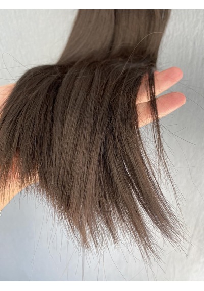 Sentetik - Gerçek Karşım İnsan Saçı 60cm 4 Bağ 390 Gram Siyah