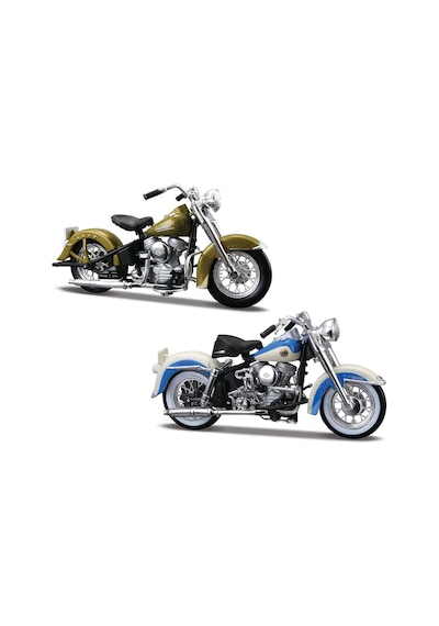 1/18 Harley-davidson İkili Motorlar 50'ler