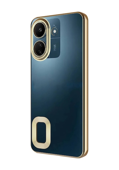 Poco C65 Kılıf Kamera Korumalı Logo Gösteren Zore Omega Kapak-derin Mor Derin Mor