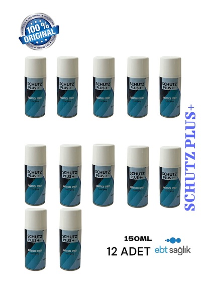 Schutz Plus Soğutucu Sprey 150 Ml 12 Adet Anestezik Ve Lazer Epilasyon İçin
