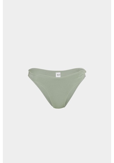 Açelyaokcu Premium Halat Detaylı Themıs Slim Fit Kadın Bikini Altı Su Yeşili