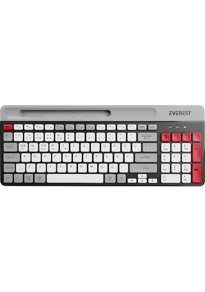 Everest KB-88 Ruby 2.4G Kablosuz Bluetooth Türkçe Q Klavye