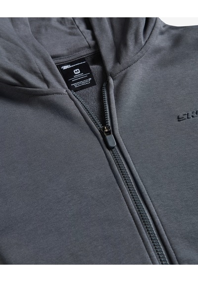 Skechers M Essential Full Zip Hoodie Sweatshirt Erkek Gri Sweatshirt S2610014-3998 Gri