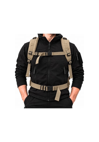 Su Geçirmez Outdoor Sırt Çantası - Dağcı Çantası - Savage Ventura 60lt - Kum Çok Renkli