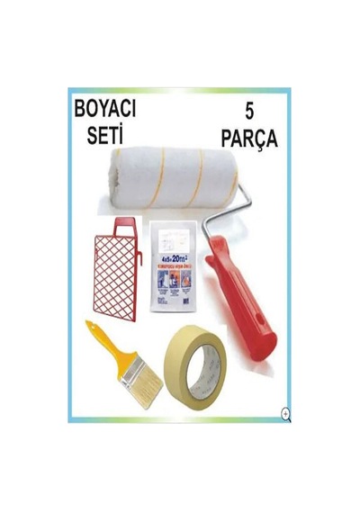 5 Parça Boyacı Seti Fırça