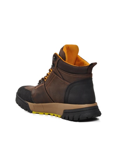Ayakmod 152-18491 Kahve Nubuk Hakiki Deri Suya Dayanıklı Erkek Outdoor Bot 001
