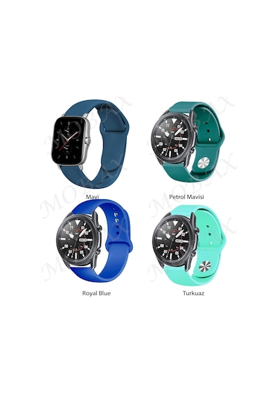 Huawei Watch Gt2 Gt3 42Mm Kordon Silikon Spor Kordon