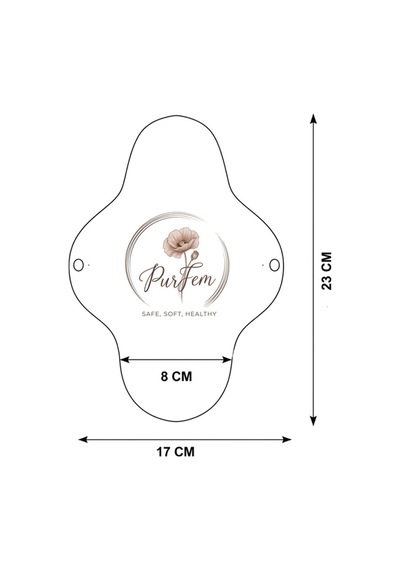 Yıkanabilir Doğal Kadın Pedi 12'li Karışık %100 Pamuk 4m+4l+4xl