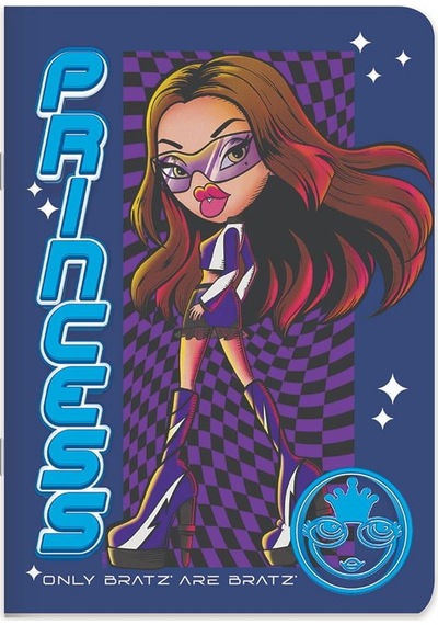 Bratz 18,5 26 40 Yp Çiz. Stickerli Tel Dikişli Defter - Princess Çok Renkli