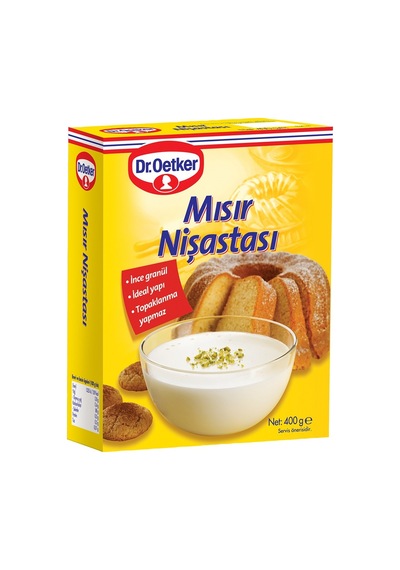 Dr. Oetker Mısır Nişastası 400 G - Tatlı Ve Tuzlu Tarifler İçin 3'li Ekonomik Paket - 3 Adet Tarı