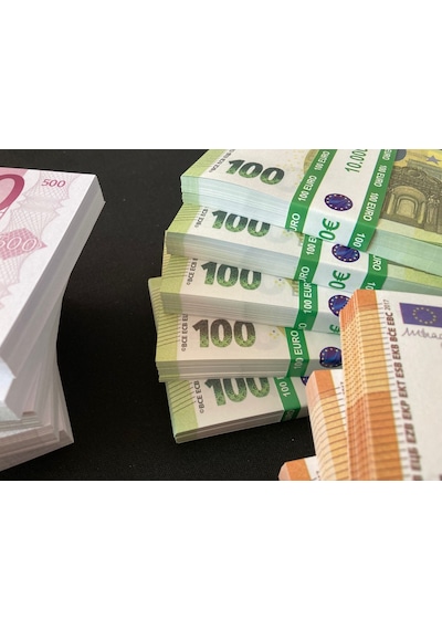 Yeni 20 Deste Karışık Euro 50-100 Ve 200 Euro Geçersiz Para Eğlen