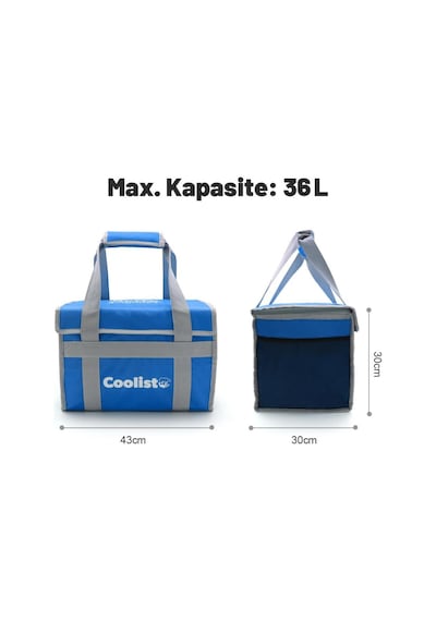 Coolist Cl36B 36 Litre Katlanabilir Termos Bez Çanta /  Buzluk