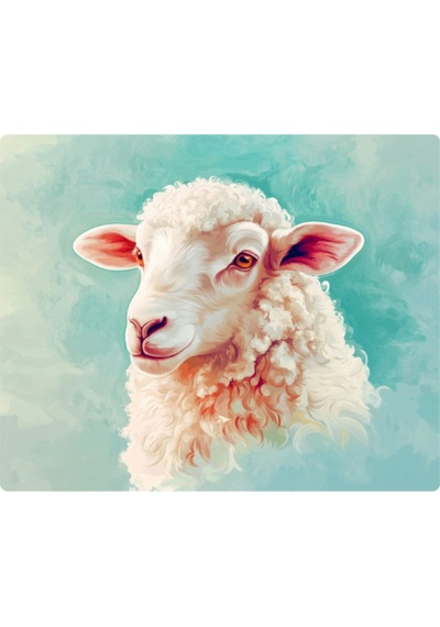 Koyun Baskılı Mousepad 17,5x21,5 Cm