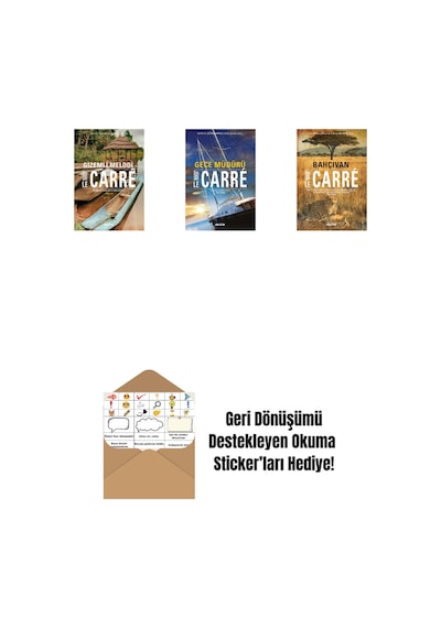 Gizemli Melodi + Gece Müdürü + Bahçıvan + Okuma Sticker'ları