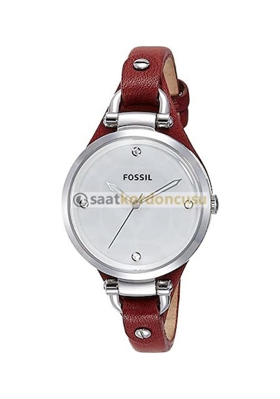 Fossil Es3416 Uyumlu Kırmızı Deri Kordon