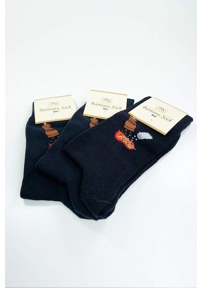 Royaleks 3 Çift Kadın Erkek Unisex Kalın Uzun Çorap Çok Renkli