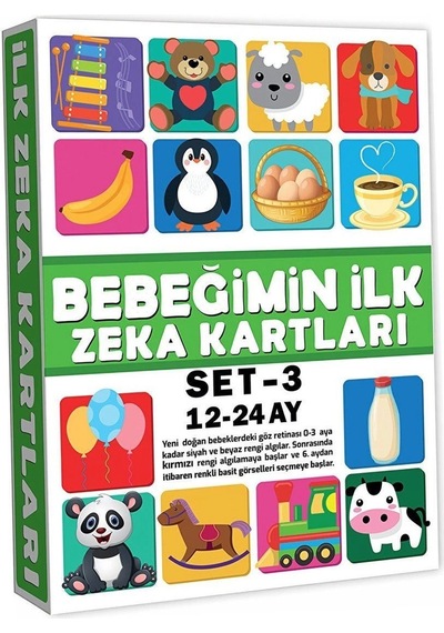 2212 Eğitici Kartlar 12-24 Ay Zeka Kartları