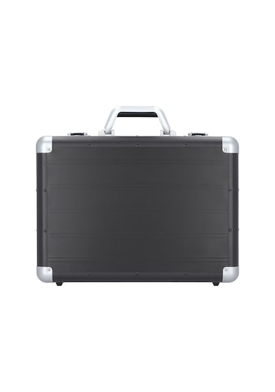 Alumaxx 45 Cm Laptop Bölmeli Evrak Çantası, Siyah, Alüminyum, Organizerli