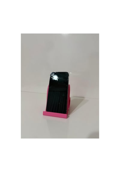 Setra Telefon Tutucu Kalpli Tasarımlı Masaüstü Telefon Standı, Kadınlara Özel Telefon Tutacağı Pembe