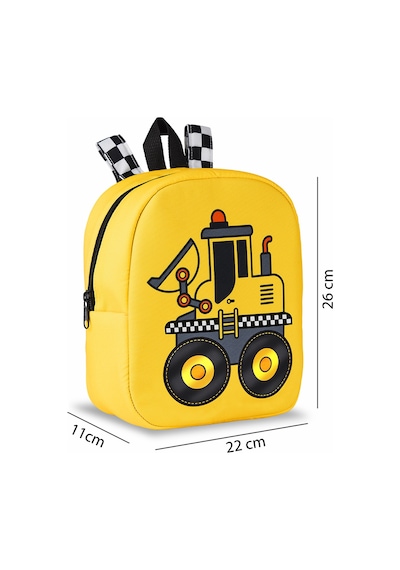 Denokids Erkek Çocuk İnşaat Araçları Desenli Sarı Çanta Tek Beden Denokids Erkek Çocuk İnşaat Araçları Desenli Sarı Çanta Tek Beden