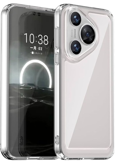 Huawei Pura 70 Uyumlu Şeffaf Silikon Kılıf - Kamera Korumalı Esnek Tam Koruma Kapak
