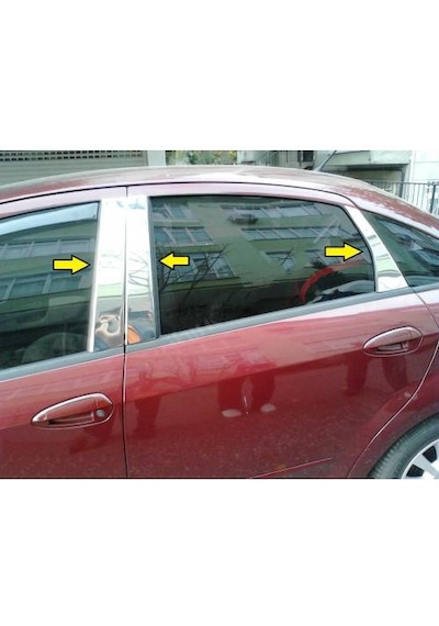 Fiat Linea Krom Cam Direği 8 Parça 2007 Sonrası