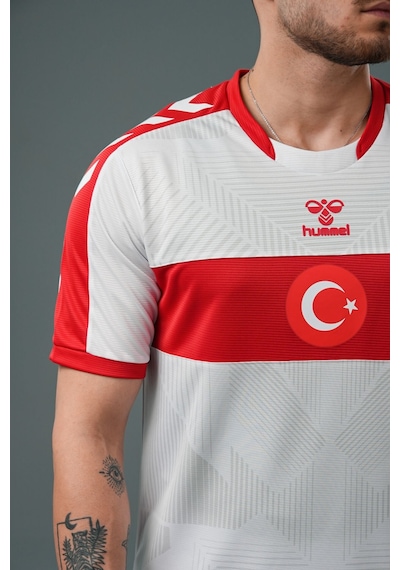Hummel Türkiye Milli Takım Forması Baskı Hediyeli Beyaz - Kırmızı