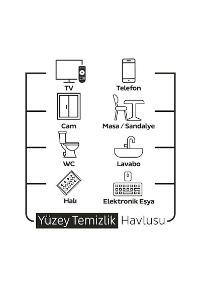 Sleepy Easy Clean Süperstar Yüzey Temizlik Havlusu Mendili Begonvil+frezya+şakayık 6x100 600 Yaprak Beyaz