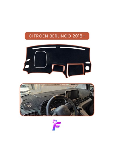 Cıtroen Berlingo 2018+ Torpido Koruyucu Güneş Ve Yansımaya Karşı Kalkan Tam Koruma Ta52 Torpido Halısı