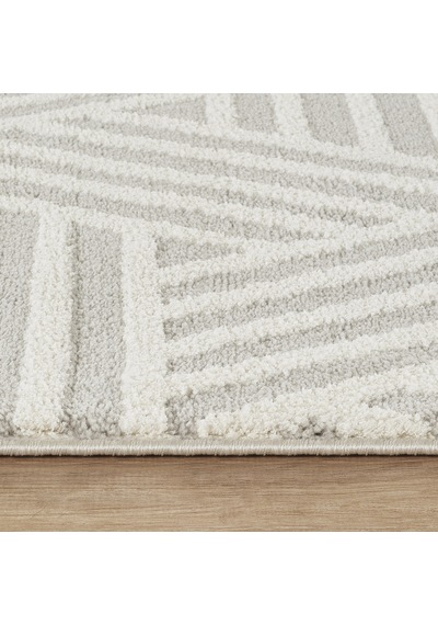 Kaşmir Halı 7/24 Plushy Tova Gray 160x230 Cm Gri