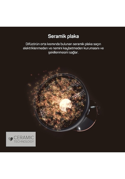 Arzum AR5086 Bellissima Diffon Ceramic Saç Kurutma Makinesi Siyah