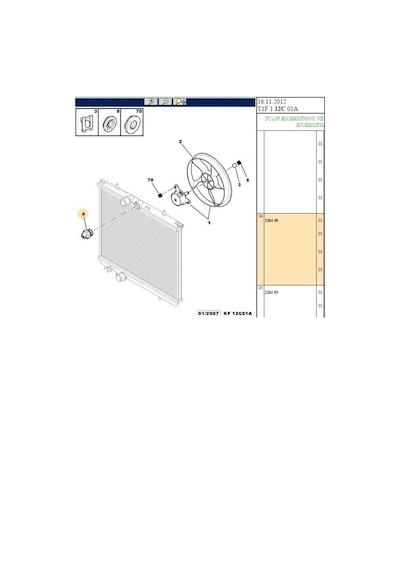 Fan Müşürü 106 206 306 C3 C4 Ts1628-126440