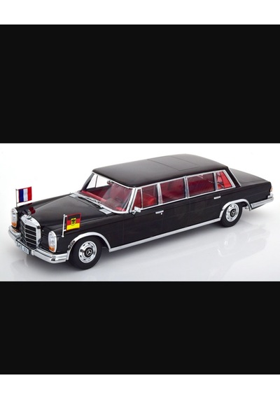 Kk Scale 1:18 Mercedes Benz 600 W100 Pullman Siyah Model Araba