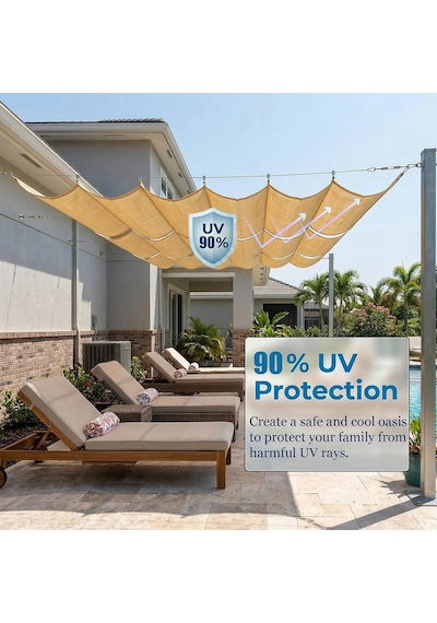 Tr Teleskopik U Şekilli Güneşlik, Geri Çekilebilir Pergola Tente, Uv Dayanıklı Hdpe Örgü Branda, Bahçe, Kafe Ve Diğer Tr Teleskopik U Şekilli Güneşlik, Geri Çekilebilir Pergola Tente, Uv Dayanıklı Hdpe Örgü Branda, Bahçe, Kafe Ve Diğer