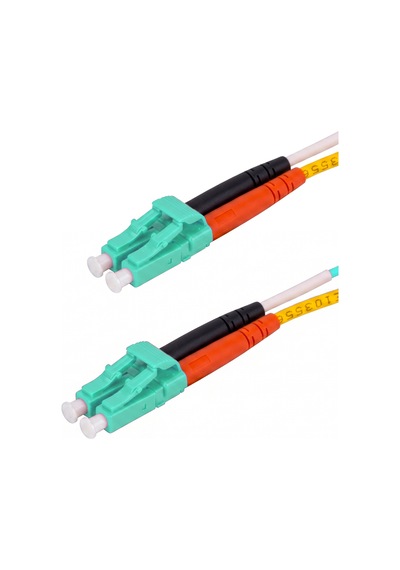 Alfafonet Lc/pc-lc/pc Multimode Om3 Dupleks 10 Metre Fiber Patch Cord