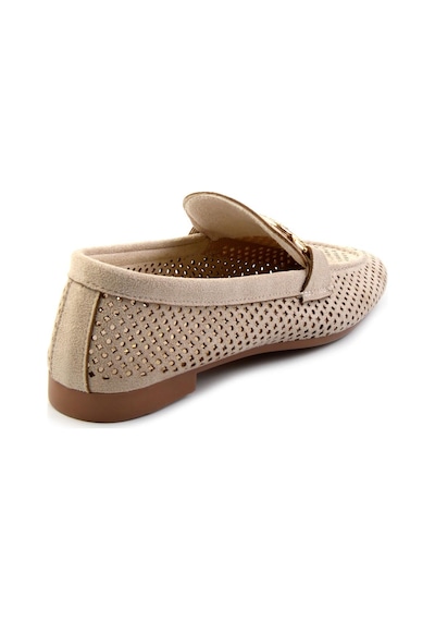 Bambi Bej Kadın Loafer Ayakkabı K01688010902 Bej